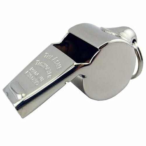 Acme Nickel Brass Whistle | Whistles and Lanyards | Aquamentor